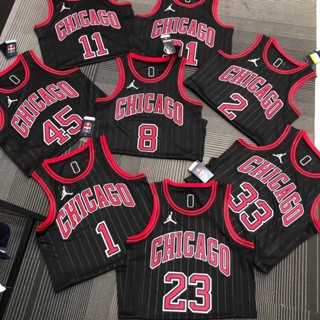 เสื้อกีฬาแขนกุด ลาย NBA Chicago Bulls ครบรอบ 75 ปี 2022 K5FE 507254