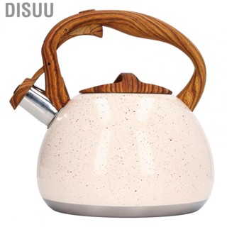 Disuu Small Kettle 304 Stainless Steel Whistling  with Handle for Induction Cooker