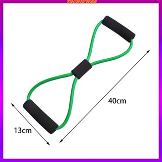 [Tachiuwa2] เชือกแรงต้าน 8 รูป สําหรับออกกําลังกาย เล่นโยคะ ยิมนาสติก พิลาทิส