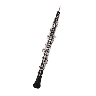 Oboe C Key เครื่องเป่าลมไม้ กึ่งอัตโนมัติ ชุบนิกเกิล ขนาดเล็ก พร้อมกล่องหนัง สําหรับใส่ไขควง