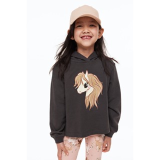 H&amp;M  Girl Printed hoodie 1066740_1