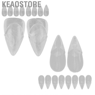 Keaostore Fangs Fake  Transparent Cosplay Party Dentures Prop Costume For Hal