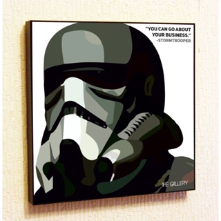 Stormtrooper ทอร์มทูเปอร์ #2 โปสเตอร์ผ้าใบ พิมพ์ลายคําคม Star Wars สําหรับตกแต่งผนังบ้าน