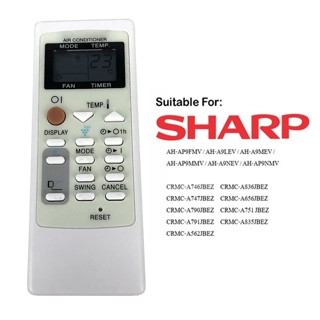 รีโมตคอนโทรลเครื่องปรับอากาศ Sharp A751 A791 A series มีลักษณะเหมือนเดิม และสามารถเปลี่ยนได้ สําหรับ CRMC-A751JBEZ CRMC-A836JBEZ CRMC-A747JBEZ AH-AP9FMV AH-AP9FMV/AH-A9LEV/AH-