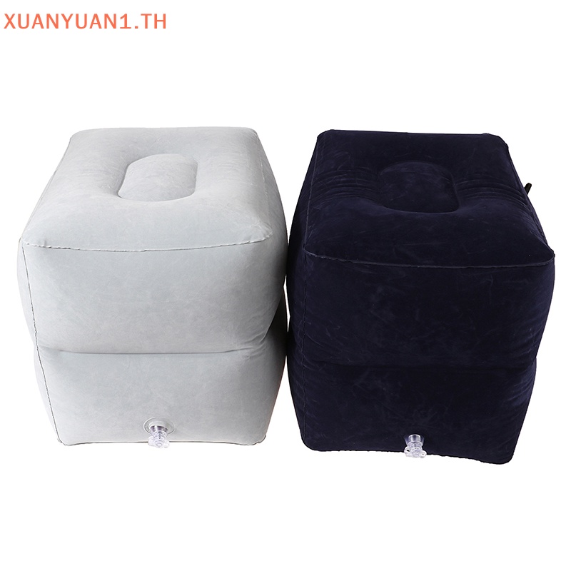 XUAN PVC Kids Flight Sleeping Footrest Resg On Airplane Bus Inflatable Travel Foot Rest Foot Pad TH