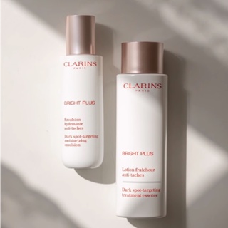 CLARINS คลารินส์ ไวท์เทนนิ่ง สปอตติ้ง ปรับสีผิวให้กระจ่างใส สดชื่น น้ํานมชุ่มชื้น ชุดละ 2 ชิ้น