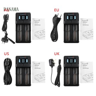 Nama ที่ชาร์จแบตเตอรี่ USB แบบช่องคู่ สําหรับ 18650 26650 25500 21700 20700 14500