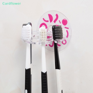 &lt;Cardflower&gt; ใหม่ ที่วางแปรงสีฟัน ยาสีฟัน แบบติดผนัง มีกาวในตัว สําหรับห้องน้ํา