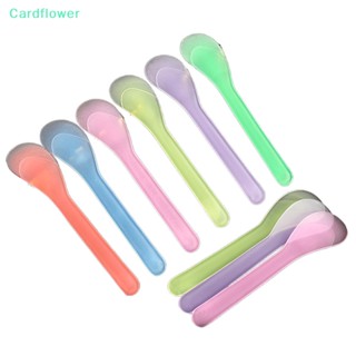 &lt;Cardflower&gt; ไม้พายพลาสติก ขนาดเล็ก สุ่มสี สําหรับมาสก์หน้า Diy ลดราคา