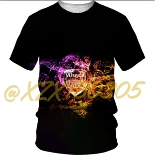 (ทั้งหมดในสต็อก Xzx180305) เสื้อแขนสั้น พิมพ์ลาย Arsenal Premier League 3D แห้งเร็ว คุณภาพสูง 05