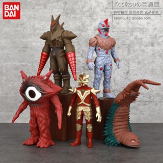 พร้อมส่ง ของแท้ Bandai Ultraman 500 ตุ๊กตามอนสเตอร์ยางนิ่ม ตาโต Q สองหาง สําหรับทหาร