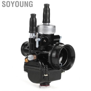 Soyoung Motorcycle Carb Practical Wearproof 19mm Carburetor Aluminum Rustproof for Motorbike Replacement Dellorto PHBG