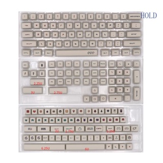 Ace ปุ่มกดคีย์บอร์ด 176 คีย์ PBT ย้อมสี ทรงกลม ความสูง XDA สําหรับวิดีโอเกม