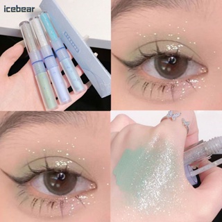 Cappuvini Double Liquid Eyeshadow High Pigment Lasting Multi-uses Matte Sequin Pearl Eye Makeup Eye Shadow Glitters Makeup Beauty [icebear]