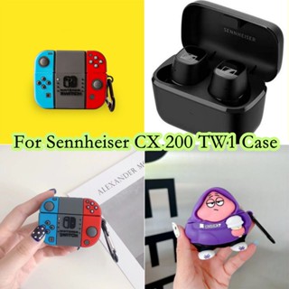 【พร้อมส่ง】เคสหูฟัง แบบนิ่ม ลายการ์ตูน สําหรับ Sennheiser CX 200 TW1 Sennheiser CX 200 TW1