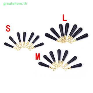 Greatshore ห่วงยางลอยน้ํา หัวทองแดง อุปกรณ์เสริม สําหรับตกปลา 20 ชิ้น