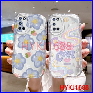 เคส Oppo Reno4 tpu เคสนิ่ม สีใส ลายครีม เคสโทรศัพท์ NYW