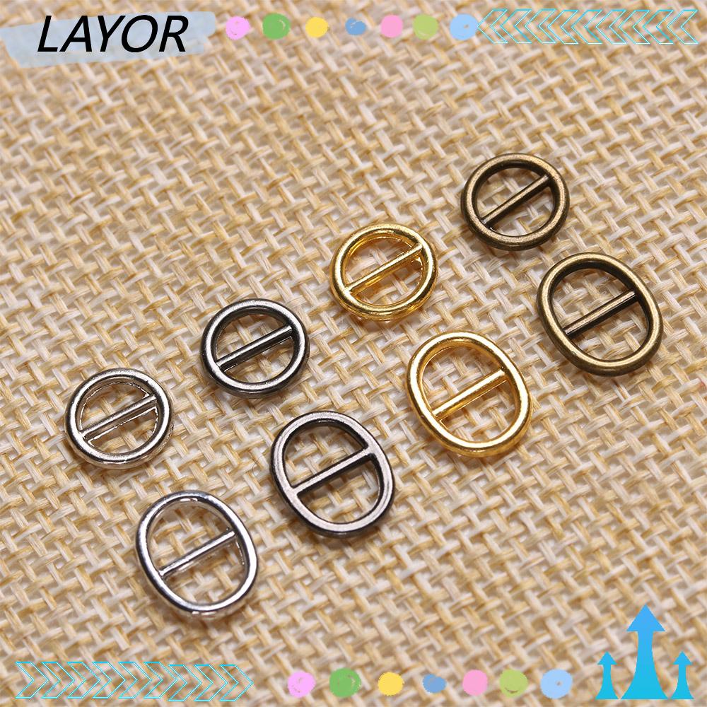 Layor ใหม่ล่าสุด บักเกิลสามเหลี่ยม ขนาดเล็กมาก 5 มม. 6 มม. 4 สี คุณภาพสูง อุปกรณ์เสริม สําหรับตุ๊กตา 20 40 ชิ้น