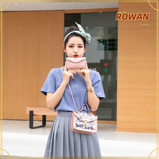 Rowans กระเป๋าสะพายไหล่ กระเป๋าถือ ลายดอกเดซี่น่ารัก สําหรับผู้หญิง