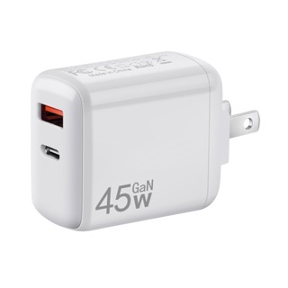 Lt64 อะแดปเตอร์ชาร์จพลังงานสูง 45wA+C พอร์ตคู่ 45wPD+QC3.0