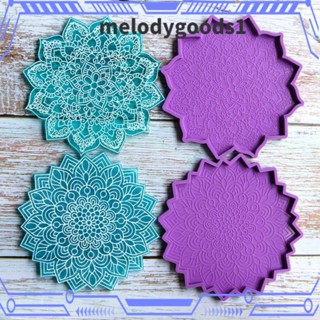 MELODYGOODS1 Melodygoods1 แม่พิมพ์ซิลิโคนเรซิ่น รูปดอกไม้ สําหรับทําถ้วย