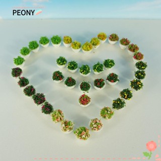 Peonypavilion กระถางต้นไม้จําลอง ขนาดเล็ก หลากสี DIY