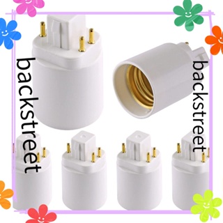 Backstreet ฐานหลอดไฟบัลลาสต์ LED 4 Pin Gx24q เป็น E26 E27 อุปกรณ์เสริม 4 ชิ้น