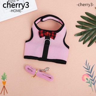 Cherry สายจูงสัตว์เลี้ยง เสื้อกั๊ก ผ้าตาข่าย หลากสี สําหรับกระต่าย