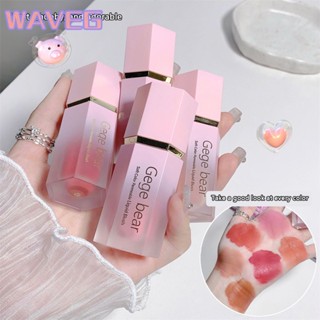 Wave Gege Bear Liquid Blusher Sleek Silky Natural Cheek Blush Soft Color Transparent Powder Liquid Blush Moisturizing Clear Whitening Girl Natural Matte Rouge