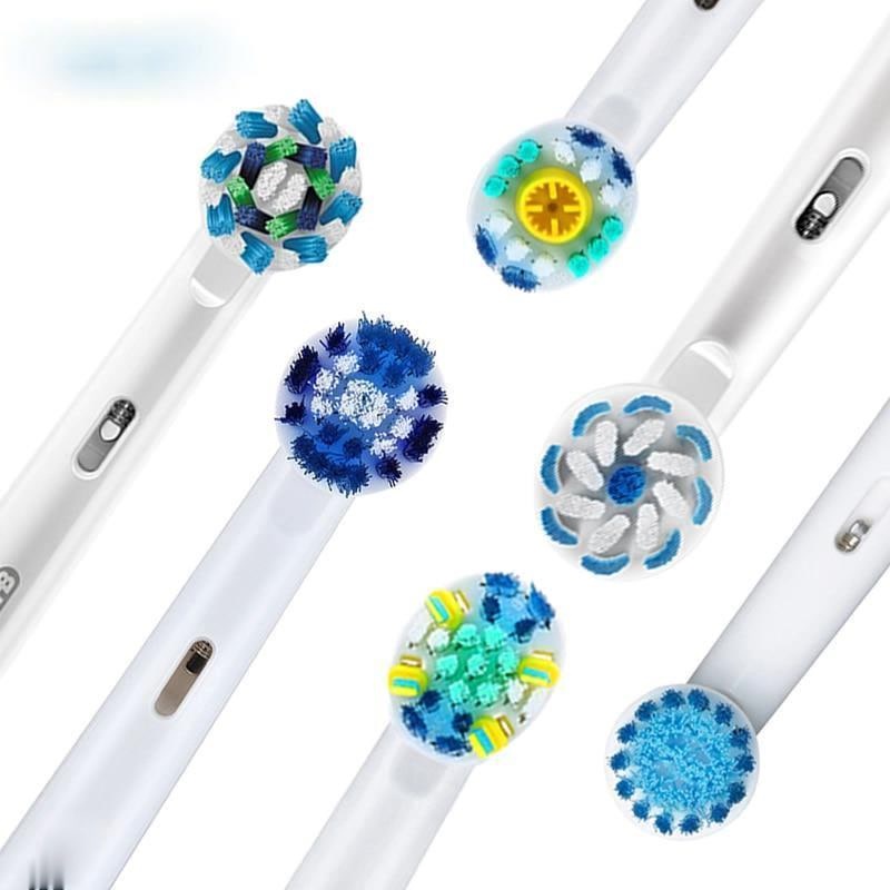 หัวแปรงสีฟันสำหรับแปรงสีฟันไฟฟ้า Oral B ทุกรุ่น 1 กล่อง มี 4 ชิ้น าสําหรับ Oral-B D12 / Pro4000 / 4010 / IO5