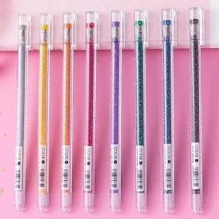 New Glitter Gel Pen Colorful Pearl Glitter Pen For Painting Diary Graffiti