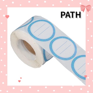 PATH สติกเกอร์ฉลาก ทรงกลม มีกาวในตัว 2 นิ้ว สีฟ้า ลอกออกได้ สําหรับติดตกแต่งโรงเรียน 500 ชิ้น