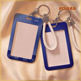 Rowans ที่ใส่นามบัตร บัตรเครดิต พลาสติก น่ารัก ที่ใส่ธนาคาร ID ผู้หญิง ผู้ชาย