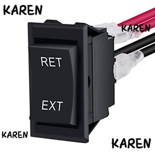 KAREN สวิตช์โยก 20A DPDT (เปิด)-ปิด- (เปิด) ขั้วย้อนกลับ 12V สําหรับ RV