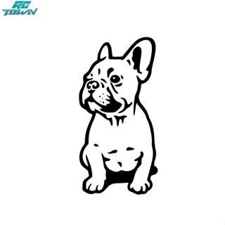 Rctown Bulldog Dog สติกเกอร์ มีกาวในตัว สําหรับตกแต่งรถยนต์ D-919