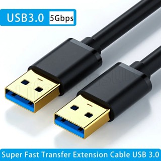 สายเคเบิล USB 3.0 2.0 ถ่ายโอนเร็ว / สายเคเบิล USB เป็น USB สายเคเบิลต่อขยายข้อมูล / สายเคเบิลต่อขยาย แบบหนา ที่ทนทาน / สายเคเบิลต่อขยายการถ่ายโอนข้อมูล สําหรับอุปกรณ์อินเทอร์เฟซ Smart TV VGA