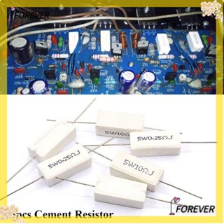 Forever ตัวต้านทานซีเมนต์เซรามิค SQP RX27 4.7K 5K 5.1K 5.6K 6K 6.2K โอห์ม คุณภาพสูง 5 ชิ้น