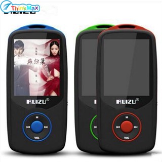 Ruizu X06 เครื่องเล่น MP3 บลูทูธ พร้อมหน้าจอ 1.8 นิ้ว บันทึกเสียง 100 ชั่วโมง ไม่หาย FM