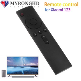 Myronghd รีโมทคอนโทรลทีวีอิเล็กทรอนิกส์ ขนาดเล็ก สีดํา สําหรับ Xiaomi Mi TV Set-top Box 4A 4C 3 2 1