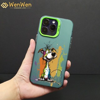 Wenwen เคสโทรศัพท์มือถือแฟชั่น ลายหมึก สําหรับ iPhone 14 13 12 11 Pro Max Plus T9T13