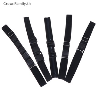 [CrownFamily] เข็มขัดรัดเสื้อเชิ้ต สีดํา สําหรับผู้ชาย 1 ชิ้น