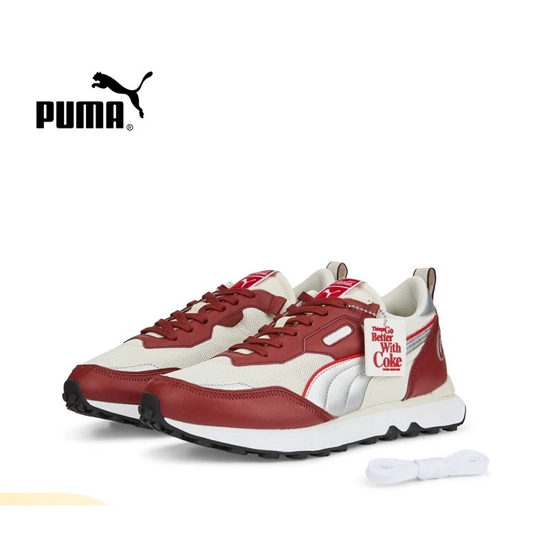 Puma รองเท้าลําลอง รองเท้า Coca-Cola สําหรับผู้ชาย และผู้หญิง RIDER FV 387023-01