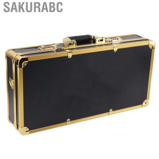 Sakurabc Hairdressing Tool Storage Box  Barber Case Aluminum Alloy Portable for Shop Hair Salon