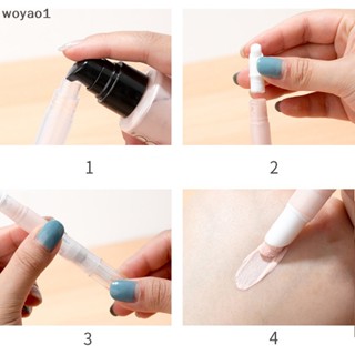 [woyao1] ขวดเปล่า สําหรับใส่รองพื้น ปากกา แบบสูญญากาศ 3 5 มล.