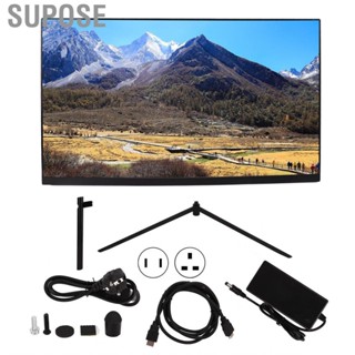 Supose LCD Screen   Ultra Thin HD Multimedia Interface Residual Image Eliminating  Interference 100‑240V 27 Inch for Industrial Equipment