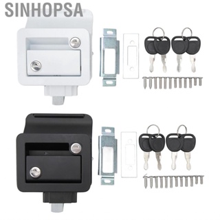 Sinhopsa RV Door Locks Safe Reliable Quick Response Durable Camper Latch Lock for Travel Trailers Cargo Minivans