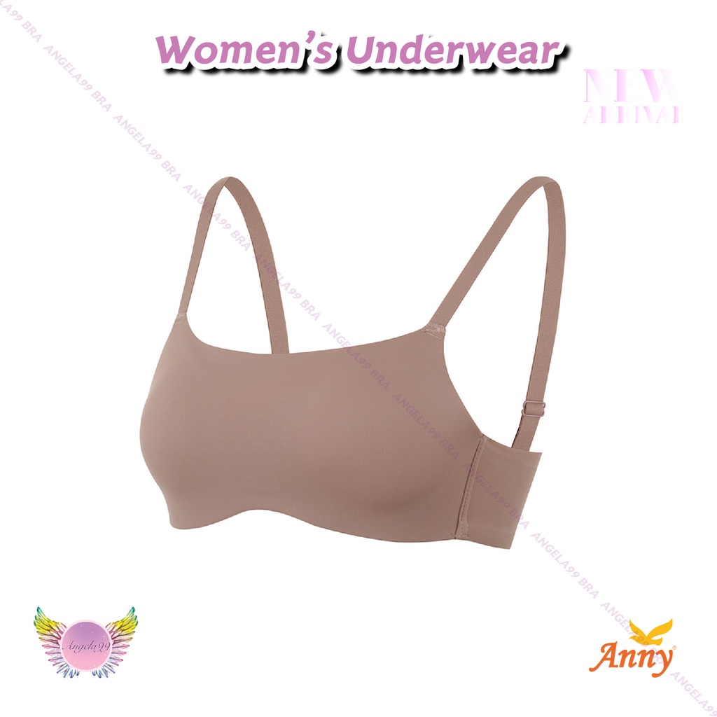 ชุดชั้นในAnny เสื้อในบังทรง รุ่นW9590 คัพB ทรงแบบซอฟต์บรา ไร้โครง เต็มทรง ฟองน้ำบาง ทรงสวยใส่สบาย - รูปที่ 2