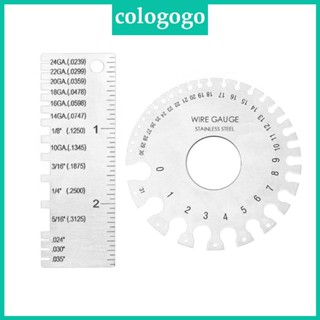 Colo เครื่องวัดความหนาสายไฟ สเตนเลส ทรงกลม เส้นผ่าศูนย์กลาง แบบพกพา