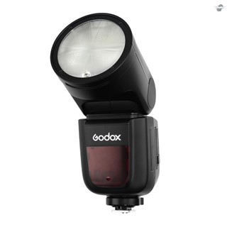 {fly} Godox V1C Professional Camera Flash Speedlite Speedlight Round Head Wireless 2.4G Compatible with  EOS Series 1500D 3000D 5D Mark lll 5D Mark ll for Wedding Portrait Stu