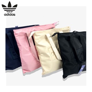 Adidas กระเป๋าสะพายไหล่ กระเป๋าถือ ปักลาย สี่สี สําหรับสตรี